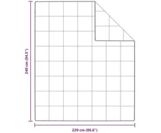 Žiemos antklodė su pagalve 3 pcs Balta Plunksna