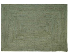 Zoninės kiliminės dangos Alyvuogių žalia 160 x 230 cm Džiutas