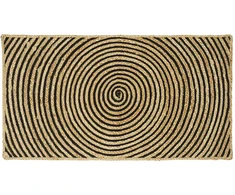 Kilimas Juoda 60 x 110 cm Džiutas