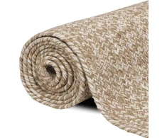 Kilimas Natūrali ir Balta 60 x 110 cm Džiutas