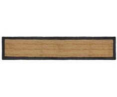 Kilimas Tamsiai pilka 80 x 400 cm Džiutas