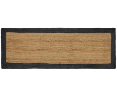 Zoninės kiliminės dangos Tamsiai pilka 80 x 200 cm Džiutas