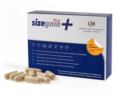 500 Cosmetics SizeGain Plus Dietary Supplement for Men 30 Tablets