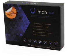 500Cosmetics 500 Cosmetics U-Man Natural Support Complex 30 Capsules for Men