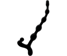 Addicted Toys Anal Bead Chain 22cm Juodas - Flexible Silicone System