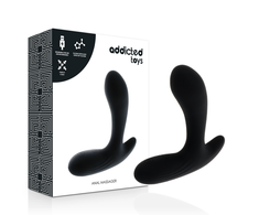 Addicted Toys Anal Massager Juodas Dual Motor Silicone 12.5cm