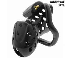 Addicted Toys Locked System Chastity Cage 10.5 cm, Adjustable Rings