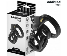 Addicted Toys Locked Gilden Cage Silicone Intimate System 8.5 cm, M Size