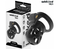 ADDICTED TOYS Locked Silent Keep Chastity System 7.5cm Juodas Set