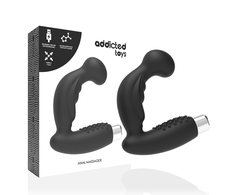 Addicted Toys Model 3 Rechargeable Intimate Massager Juodas 11cm Silicone