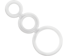Addicted Toys Rings Set Transparent - 3 Sizes, Flexible Material