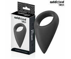 Addicted Toys Teardrop-Shaped Intimate Support Ring - Flexible Silicone, 50mm