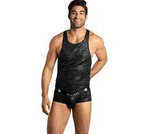 Anais Men Accesories Anais Men Electro Top S Microfiber Military Print Sleeveless