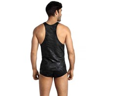 Anais Men Accesories Anais Men Electro Top S Microfiber Military Print Sleeveless
