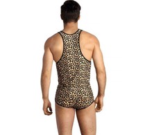 Anais Men Accesories Anais Men Mercury Top M Microfiber Briefs with Animal Print