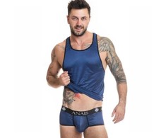 Anais Men Accesories Mėlyna ANAIS MEN Naval Top XL - Navy Mėlyna Tulle with Satin Stripes