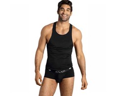 Anais Men Accesories ANAIS MEN Petrol Top XL - Classic Sleeveless Microfiber Shirt