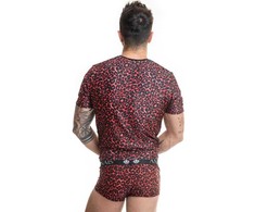 Anais Men Accesories Anais Men Tribal T-Shirt L Raudona Microfiber Animal Pattern