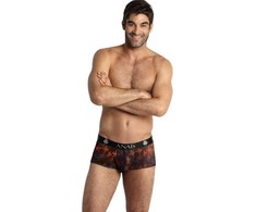 ANAIS MEN BOXER &amp; BRIEF ANAIS MEN CHILL Boxer Shorts S - Sporty Fit, Palms Print, Juodas Mesh