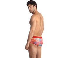 ANAIS MEN BOXER &amp; BRIEF ANAIS MEN Falcon Boxer Brief XL Banana Print Soft Lycra Comfort Fit