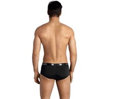 ANAIS MEN BOXER &amp; BRIEF ANAIS MEN Petrol Brief S - Sporty Microfiber Underwear, Juodas