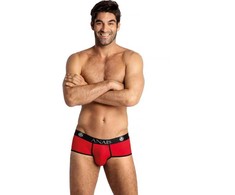 ANAIS MEN BOXER &amp; BRIEF ANAIS Men Soul Brief S - Sporty Microfiber Raudona-Juodas Underwear