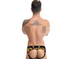 Anais Men Jock ANAIS MEN Banana Print Jock Bikini XL - Playful Lycra Briefs