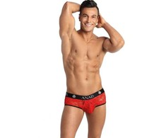 Anais Men Jock ANAIS MEN Brave Jock Bikini XL Raudona Floral Lace, Open Back Design
