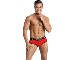 Anais Men Jock ANAIS SOUL Jock Bikini XL - Raudona Microfiber, Open Back, Comfort Fit