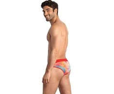 ANAIS MEN SLIP &amp; THONG ANAIS MEN Falcon Slip S - Lycra Briefs with Banana Print, Size S