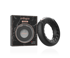 Anbiguo Adriano Vibrating Ring with Watchme Wireless Compatibility, Juodas