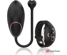 ANNE´S DESIRE ANNE'S DESIRE AD Egg Intimate Device with WATCHME Remote Juodas/Gold 7.5cm