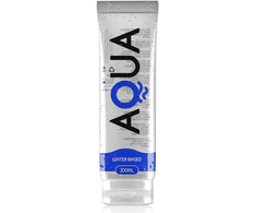 AQUA Quality Vanduo-Based Lubricant 200ml - Transparent, Odorless Formula
