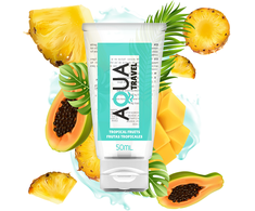AQUA TRAVEL Vanduo-Based Lubricant Tropical Fruits 50ml - Compact Size