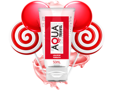 AQUA Travel Lollipop Flavour Vanduo-Based Lubricant 50ml - Compact Formula