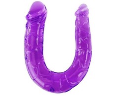 Baile Anal Baile Double Flexible Intimate Device Lilac Jelly 29cm