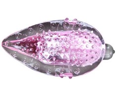 Rožinė Baile Finger Vibrator Massager 10 Modes TPR Compact Design Rožinė