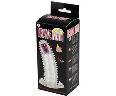 Baile For Him Baile Brave II Man Sensor Extension Flexible Vibrating Sleeve 18cm