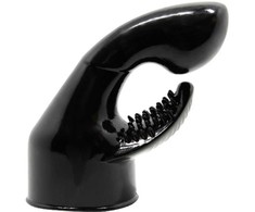 Baile Power Head Interchangeable Massager Attachment, Juodas TPR