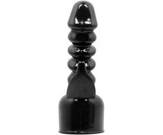 Baile Power Head Juodas - Interchangeable Massager Attachment TPR