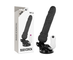 BASECOCK Remote-Controlled Vibrating Model Juodas 19.5 cm x 4 cm TPE