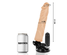 BASECOCK Remote-Controlled Anatomical Vibrating Model Flesh 21x4cm