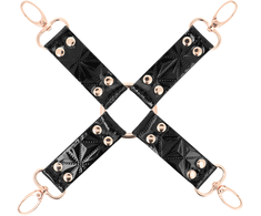 Begme Black Edition Begme Juodas Edition Vegan Leather Restraint Hogtie System