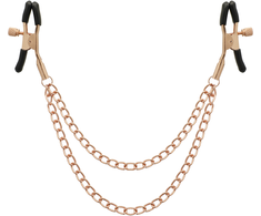 Begme Black Edition BEGME Juodas Edition Premium Adjustable Chain Nipple Clamps Nickel-Free