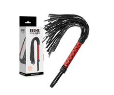Begme Red Edition BEGME Raudona Edition Vegan Leather Flogger - Durable Soft-Touch Handle