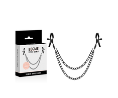 Begme Red Edition BEGME Raudona Edition Nipple Clips with Chain - Nickel-Free Stainless Steel