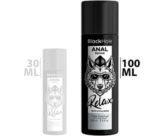 BLACK HOLE Juodas Hole Anal Relax Lubricant with Hyaluron Vanduo-Based 100ml