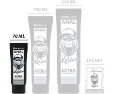 BLACK HOLE Juodas Hole Anal Relax Vanduo-Based Gel 70 ml - Gentle Dilating Formula