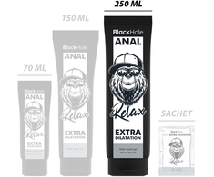 BLACK HOLE Juodas Hole Vanduo-Based Anal Relaxation Gel 250ml - Neutral Formula