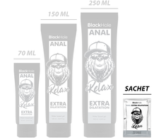 BLACK HOLE Juodas Hole Vanduo-Based Gel Extra Dilatation 6 ml Single Dose Intimate Lubricant